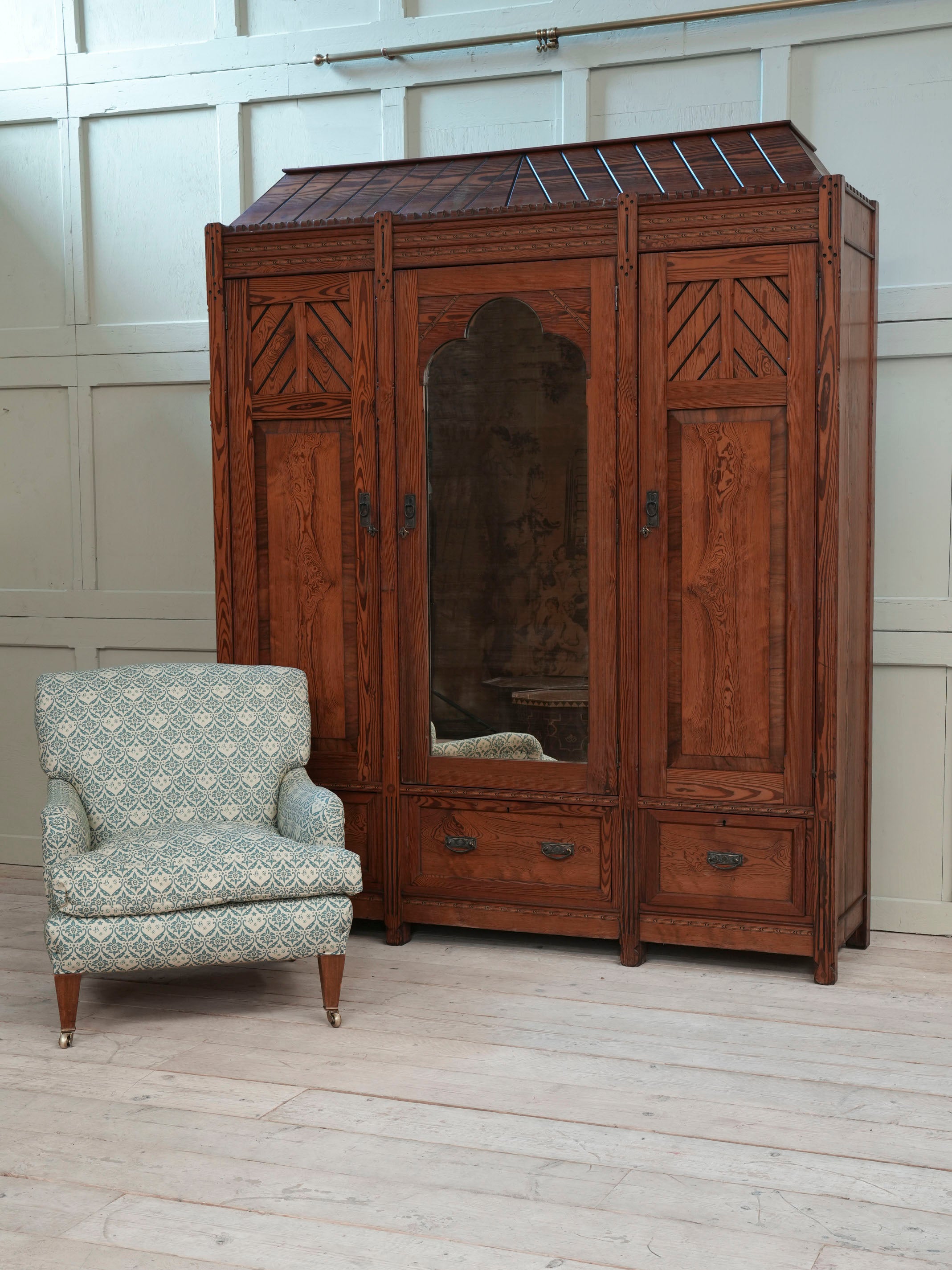 A 19th Century Aesthetic Movement Wardrobe