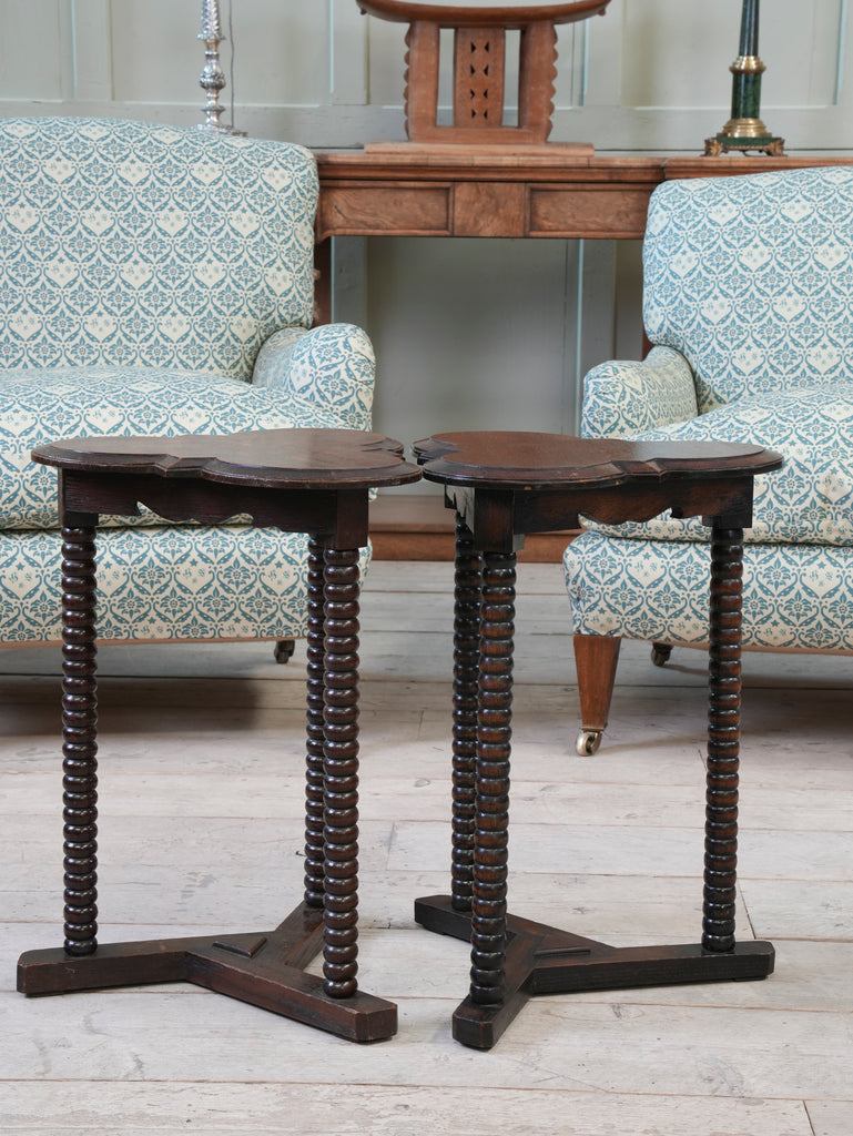 A Pair of Oak Side Tables