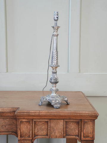 William IV Silver Table Lamp