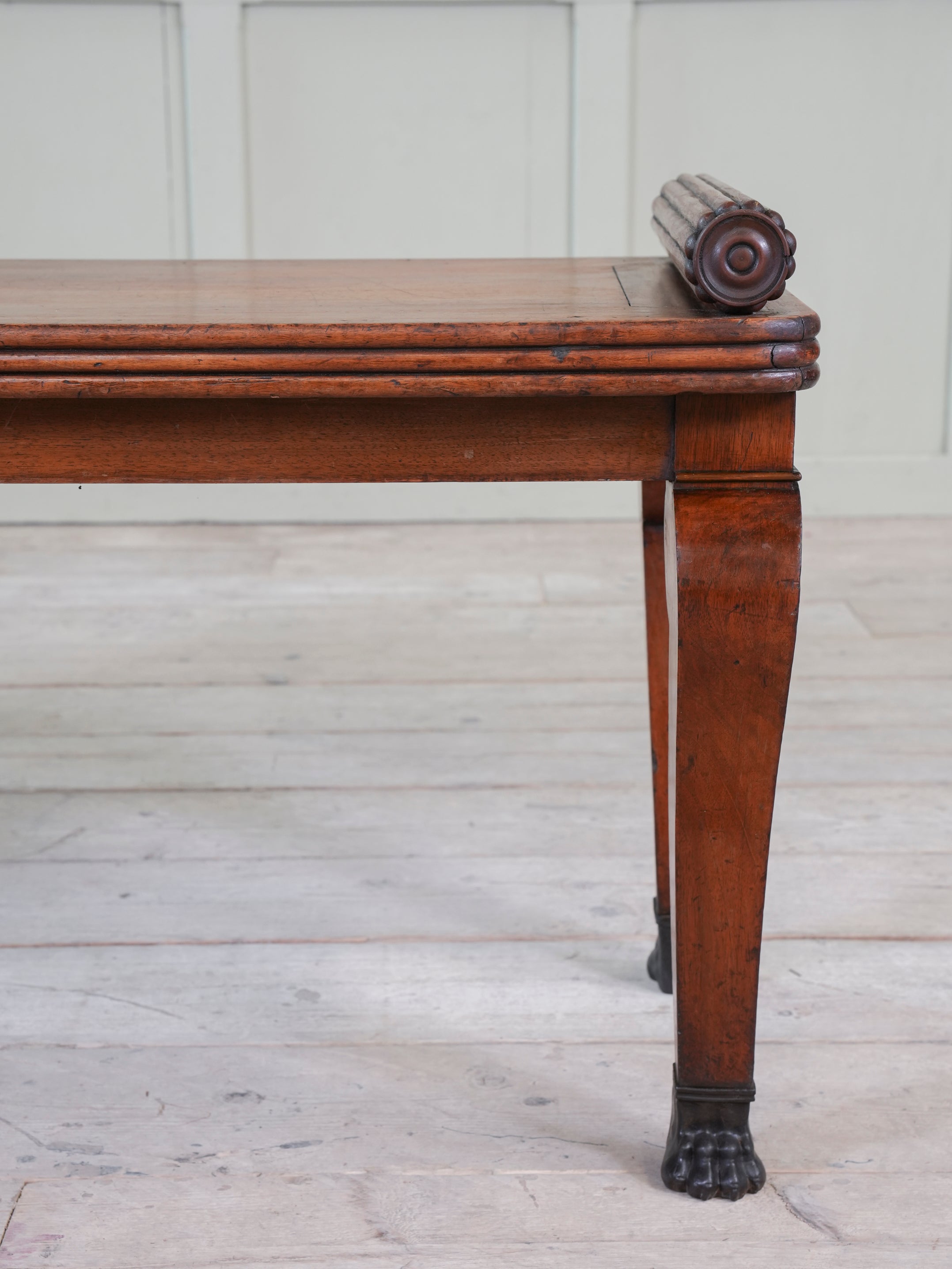 A Large George IV Mahogany Hall Bench