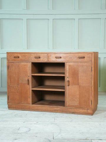 Early Sir Ambrose Heal Oak Sideboard