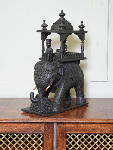 A 19th Century Carved Burmese Elephant