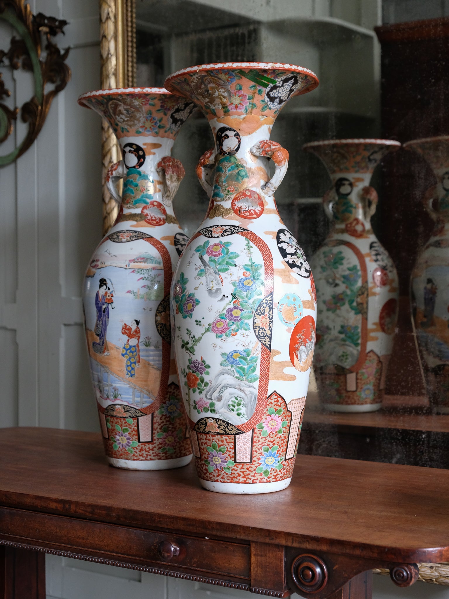 Large Japanese Imari Vases