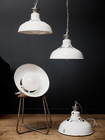 White Industrial Pendants