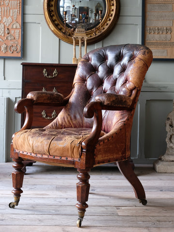 William IV Library Armchair