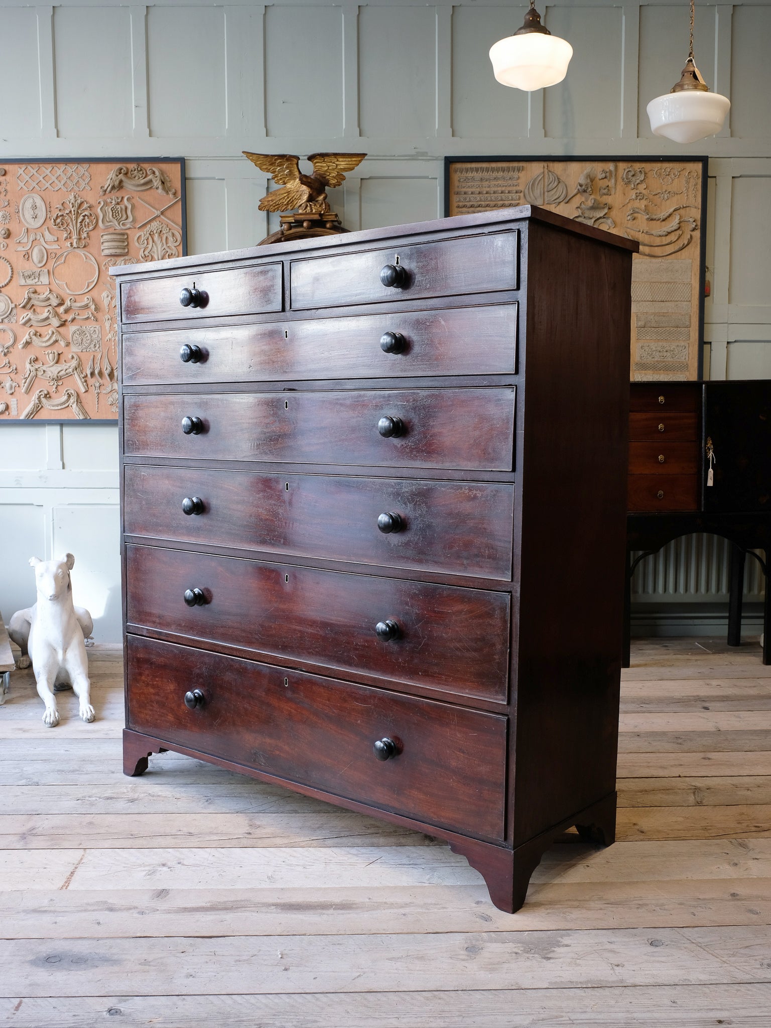 A Mahogany George II Chest