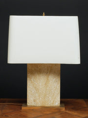 70s Sandstone Table Lamp