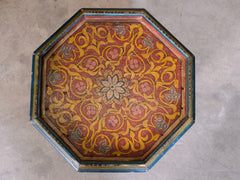 Painted Moroccan Side Table