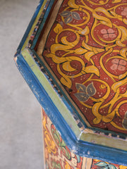 Painted Moroccan Side Table