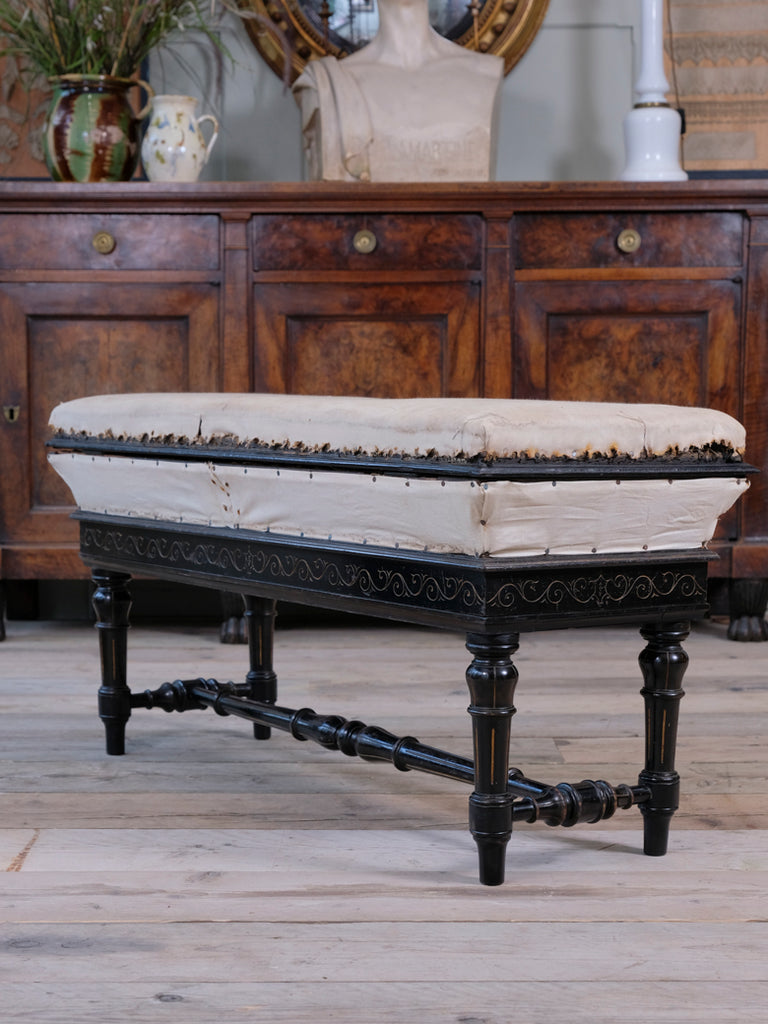 Ebonised Aesthetic Bench