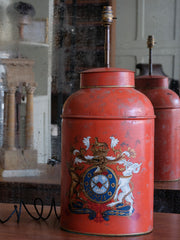 Toleware Tea Caddy Lamp