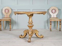 A 19th Century Giltwood & Marble Centre Table