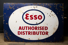 Large Enamelled Esso Signs