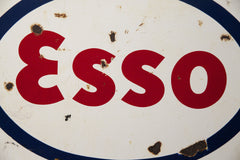 Large Enamelled Esso Signs