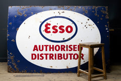 Large Enamelled Esso Signs