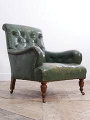 Green Leather Armchair