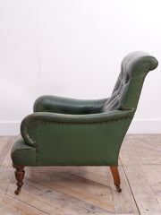 Green Leather Armchair