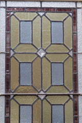 Leaded Glass Double Doors