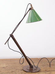 Green Industrial Desk Lamp