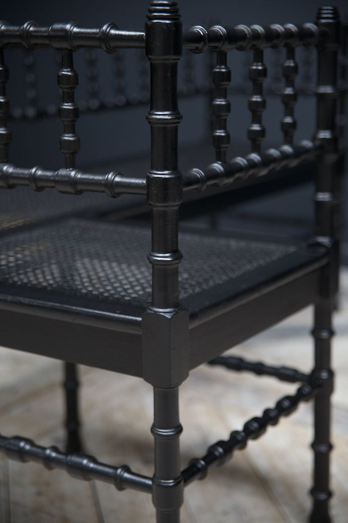 Ebonised Corner Seats