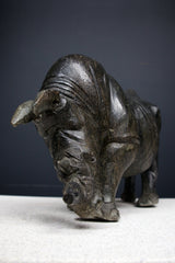 Carved Stone Rhino