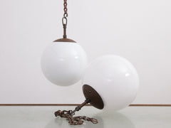 Globe Opalines Pendants