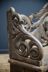 Carved Hunt Bench