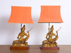 Pair of Indonesian Table Lamps