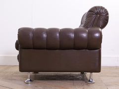 Danish Leather Armchairs