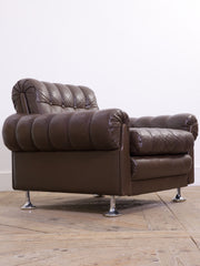 Danish Leather Armchairs