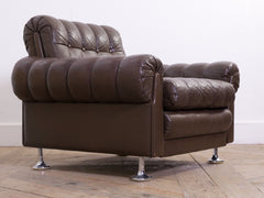 Danish Leather Armchairs