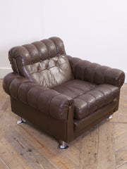 Danish Leather Armchairs