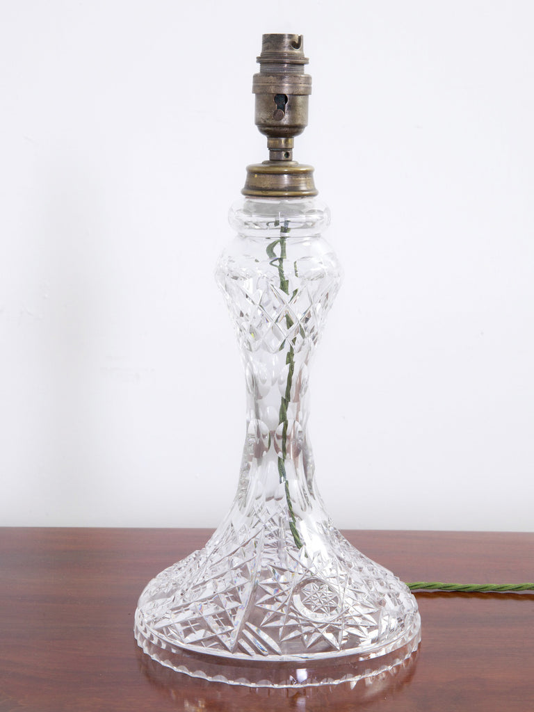 Cut Glass Table Lamp