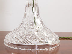 Cut Glass Table Lamp