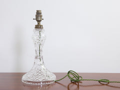 Cut Glass Table Lamp