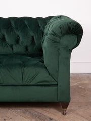 Green Velvet Chesterfield