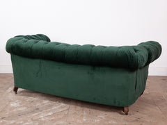 Green Velvet Chesterfield