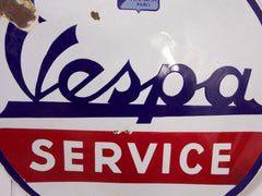 Vespa Service Sign