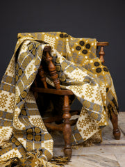 Gold & Black Welsh Blanket