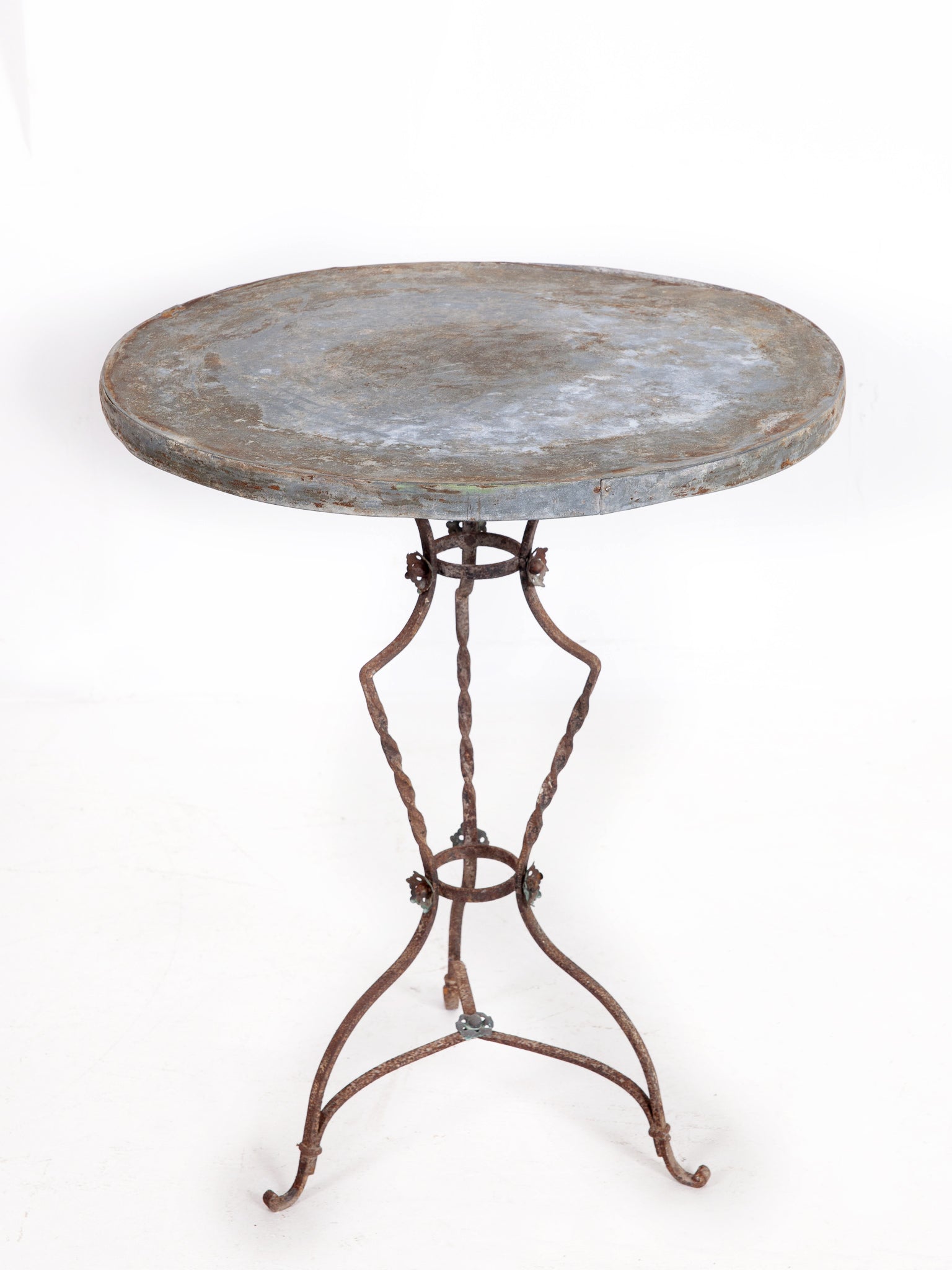 Zinc Top Bistro Table