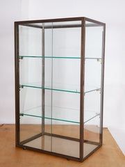 Glazed Bronze Display Cabinet