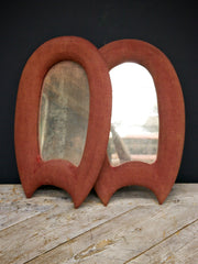 Pair of Velvet Mirrors