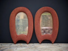 Pair of Velvet Mirrors