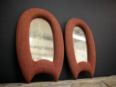 Pair of Velvet Mirrors