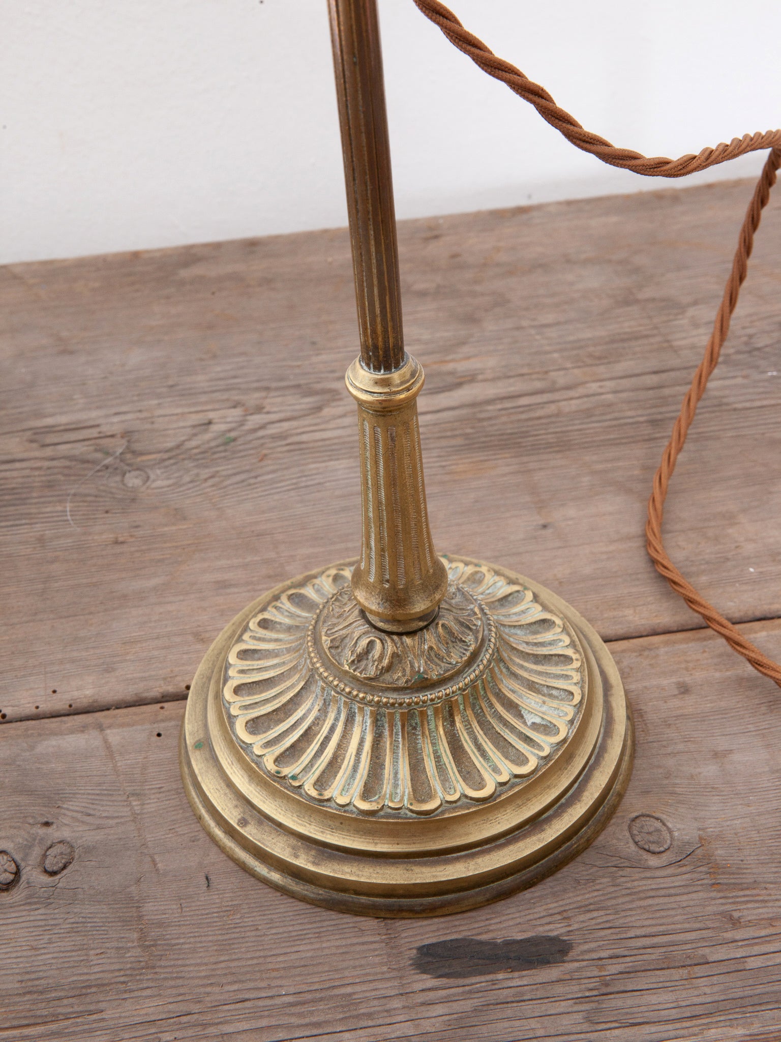 A Brass Floor Lamp by Faraday – Drew Pritchard Ltd