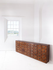 Large Bank Of Drawers