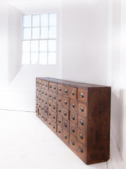 Large Bank Of Drawers