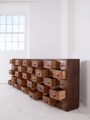 Large Bank Of Drawers