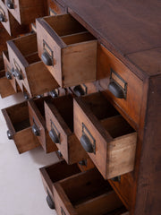 Large Bank Of Drawers