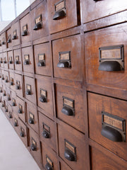 Large Bank Of Drawers